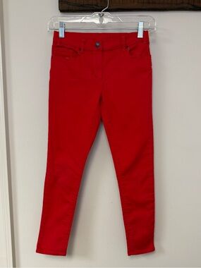 Crewcuts by J.Crew: Girls Red Stretch Skinny Jean, Size 12